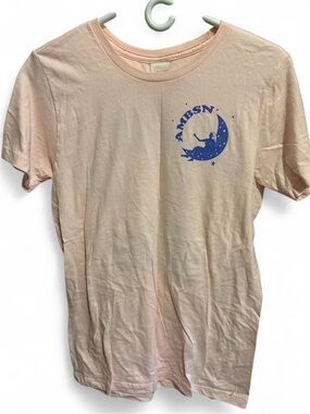AMBSN “Let The Good Times Roll” Short Sleeve Tee - Light Pink